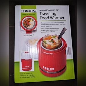 Presto Nomad" Mason Jar Traveling Food Warmer ***NEW IN BOX***